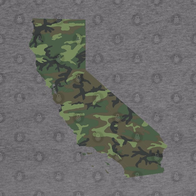 California Military Camo by GreenGuyTeesStore